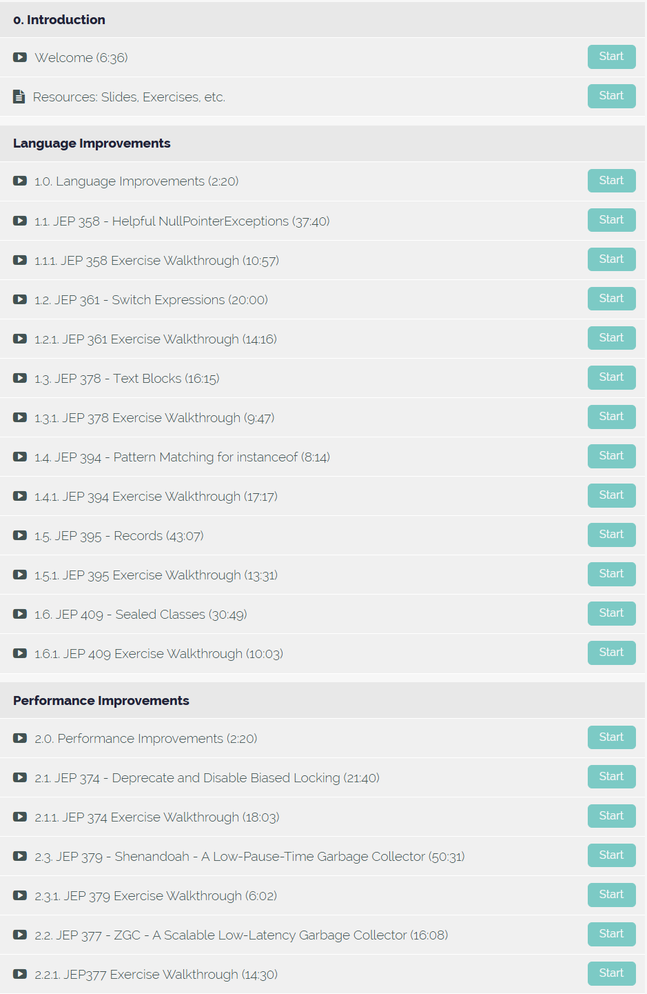 Course topics · JavaSpecialists – Mastering Java 17 2023-8