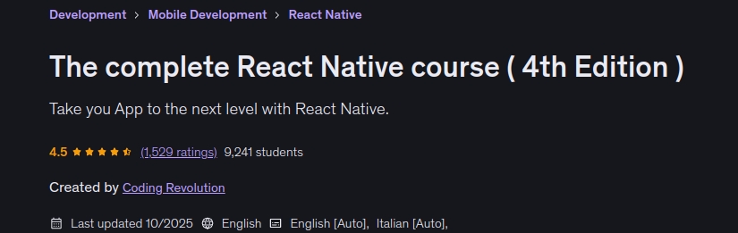Images · La complète React Native Cours ( 4ème édition ) 2025-10