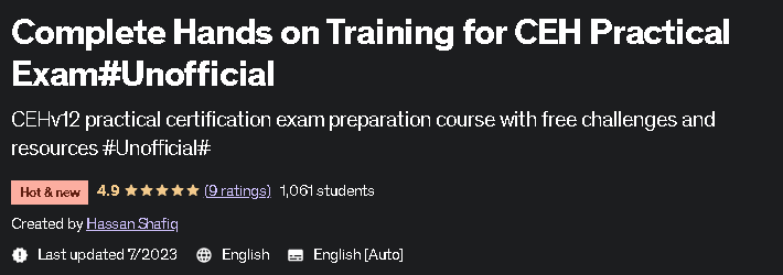 Pictures · Complete Hands on Training for CEH Practical Exam#Unofficial 2023-6