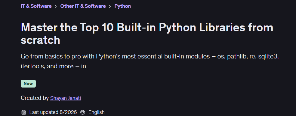 이미지 · 마스터 맨 위 10 건설된 Python 스크래치의 도서관 2026-8