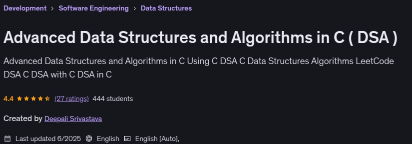 تصاویر · Advanced Data Structures and Algorithms in C (DSA) میں اعلی درجے کی ڈیٹا ساختار اور الگورتھم 2025-6