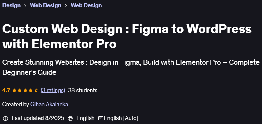 Pictures · Custom Web Design : Figma to WordPress with Elementor Pro 2025-7