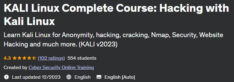 Pictures · Udemy — KALI Linux Complete Course: Hacking with Kali Linux 2023-9