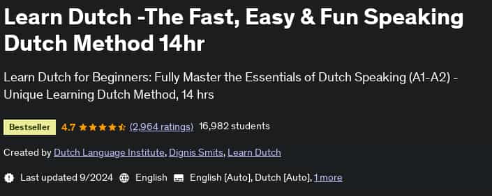Pictures · Udemy — Learn Dutch -The Fast, Easy & Fun Speaking Dutch Method 14hr 2024-9
