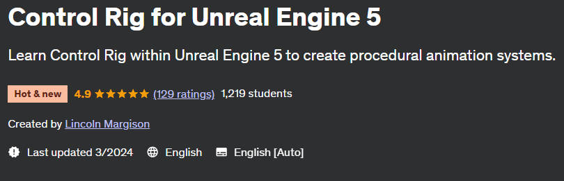 Pictures · Control Rig for Unreal Engine 5 2024-3