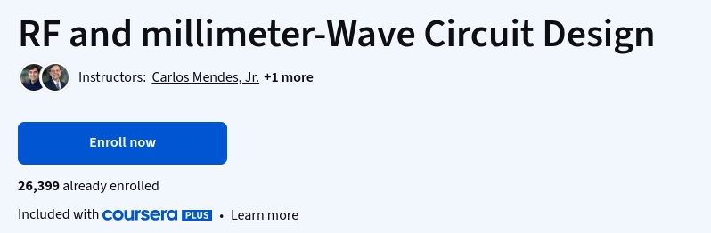 Pictures · RF and millimeter-Wave Circuit Design 2026-8