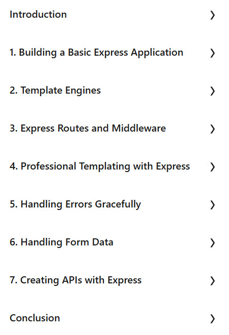 Course topics · LinkedIn — Building a Website with Node.js and Express.js 2024-11