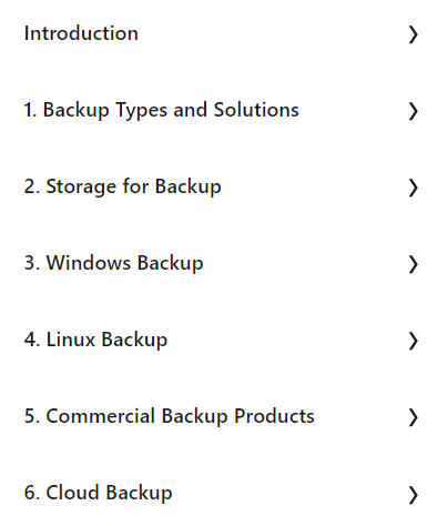Kursthemen · Systemmanagement: Backup und Wiederherstellung 2023-3