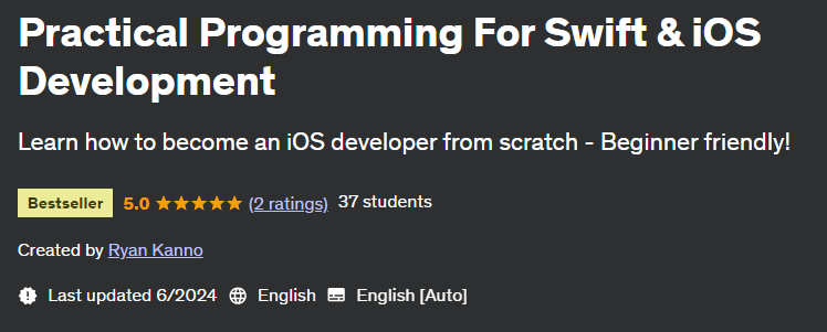 Pictures · Udemy — Practical Programming For Swift & iOS Development 2024-6