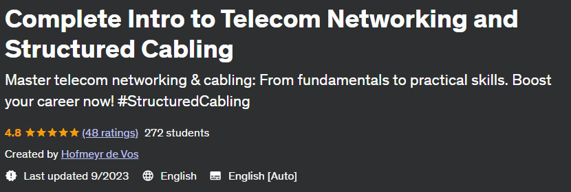 Pictures · Udemy — Complete Intro to Telecom Networking and Structured Cabling 2023-9