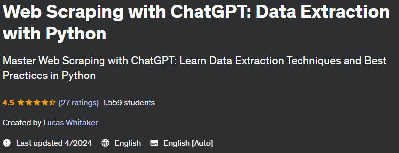 Pictures · Web Scraping with ChatGPT: Data Extraction with Python 2024-1