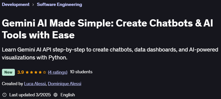 Pictures · Udemy — Gemini AI Made Simple: Create Chatbots & AI Tools with Ease 2025-3