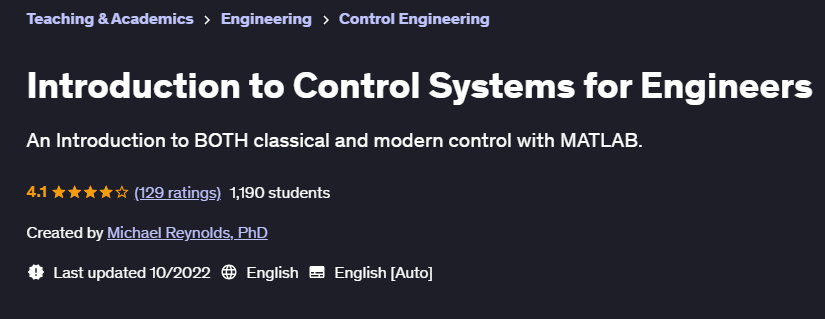 Pictures · Introduction to Control Systems for Engineers 2022-10