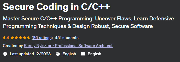 Pictures · Udemy — Secure Coding in C/C++ 2023-8