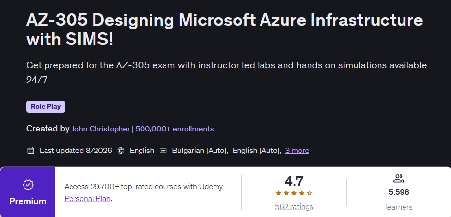 Изображения · АЗ-305 Дизайн Microsoft Azure Инфраструктура с SIMS! 2026-2
