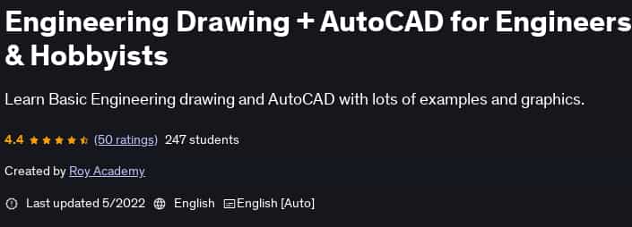Pictures · Udemy — Engineering Drawing + AutoCAD for Engineers & Hobbyists 2022-5