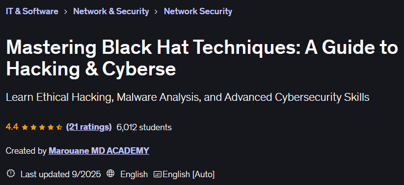 Pictures · Udemy — Mastering Black Hat Techniques: A Guide to Hacking & Cyberse 2025-7