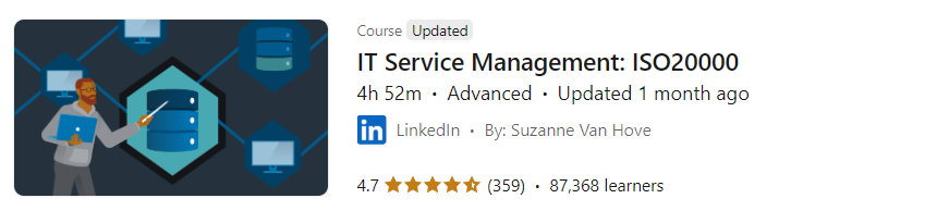 Pictures · LinkedIn — IT Service Management: ISO20000 2024-11