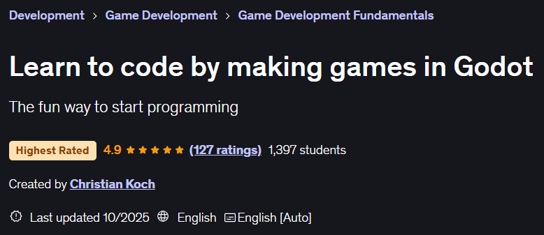 Bilder · Lernen Sie Code durch die Erstellung von Spielen in Godot 2025-8