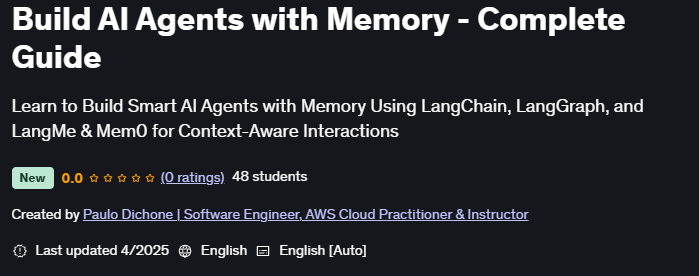 Images · Construire AI Agents avec mémoire - Guide complet 2025-4