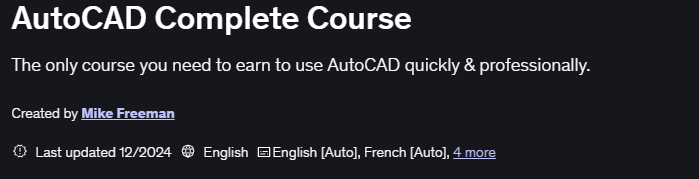 Pictures · AutoCAD Complete Course 2024-12