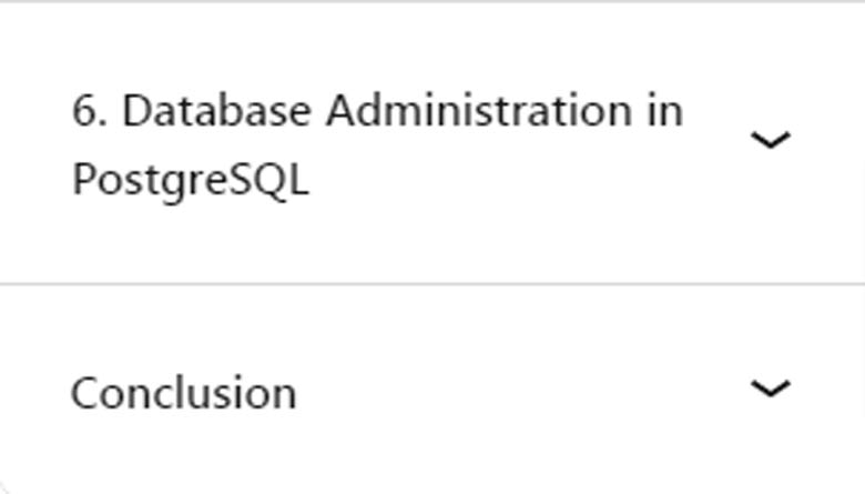Course topics · PostgreSQL Essential Training 2023-7
