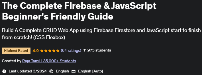 Pictures · Udemy — The Complete Firebase & JavaScript Beginner’s Friendly Guide 2023-5