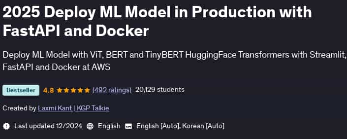 Pictures · Udemy — 2025 Deploy ML Model in Production with FastAPI and Docker 2024-12