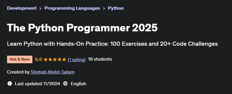 Pictures · Udemy — [NEW] The Python Programmer 2024-10