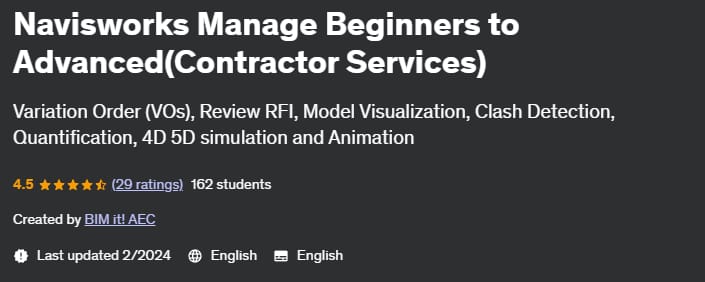 Pictures · Udemy — Navisworks Manage Beginners to Advanced(Contractor Services) 2024-1