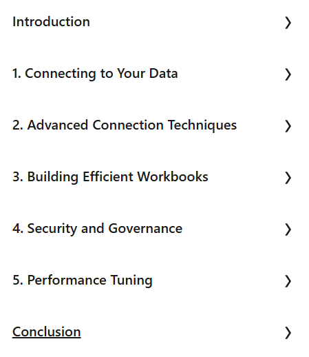 Course topics · Using Snowflake with Tableau 2024-11