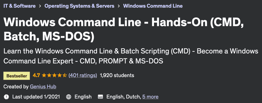Pictures · Windows Command Line – Hands-On (CMD, Batch, MS-DOS) 2021-1