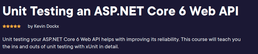 Pictures · Unit Testing an ASP.NET Core 6 Web API 2022-4