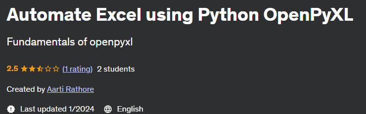 Pictures · Automate Excel using Python OpenPyXL 2024-1