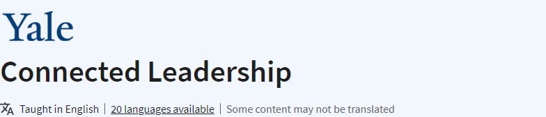 Pictures · Coursera — Connected Leadership 2024-1