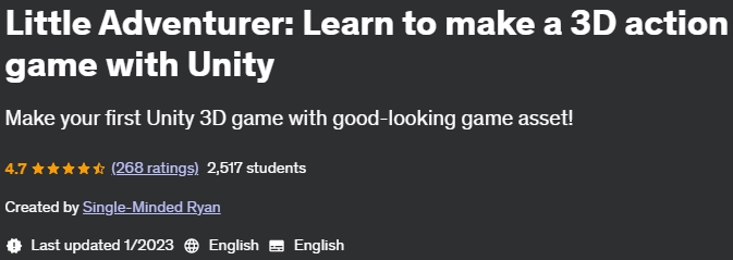 Pictures · Little Adventurer: Learn to make a 3D action game with Unity 2022-11