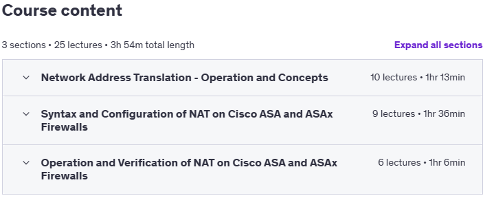 강좌 주제 · 네트워크 주소 번역 - Cisco ASA 및 ASAx 화재 벽 2021-5