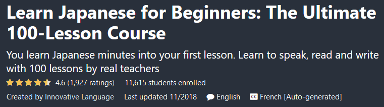 Pictures · Udemy — Learn Japanese for Beginners: The Ultimate 100-Lesson Course 2018-11