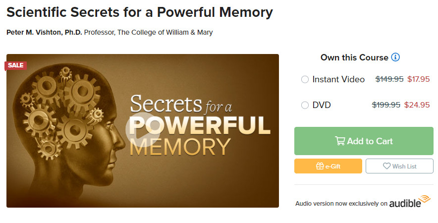 Pictures · Thegreatcourses — Scientific Secrets for a Powerful Memory 2019-9