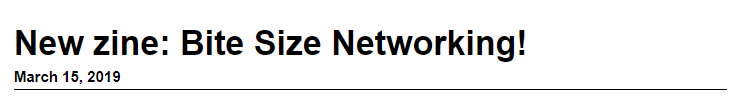 चित्र · Julia Evans – Bite Size Networking (जादू ज़िन) 2019