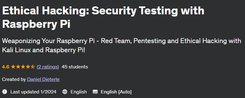Pictures · Udemy — Ethical Hacking: Security Testing with Raspberry Pi 2024-1