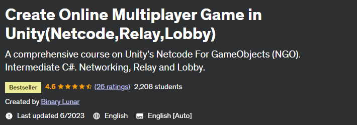 Pictures · Udemy — Create Online Multiplayer Game in Unity(Netcode,Relay,Lobby) 2023-7