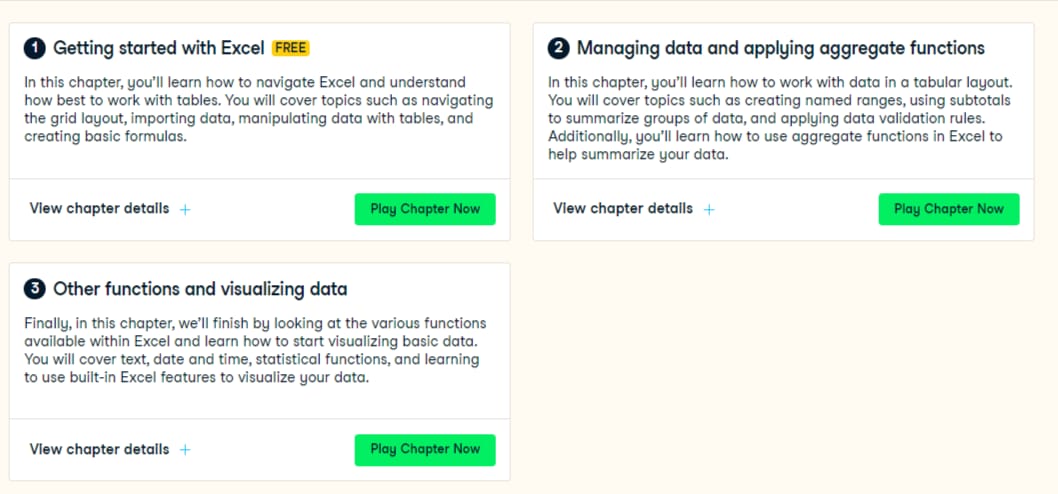 Course topics · Datacmp – Introduction to Excel 2024-10