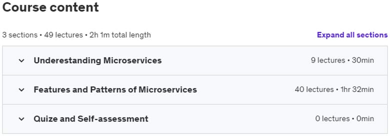 Course topics · Udemy — Microservices Interview Questions – Passsing Guarranteed 2022-11