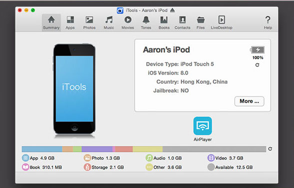 Pictures · iTools Pro 4.4.5.6 Windows / 1.8.0.4 macOS