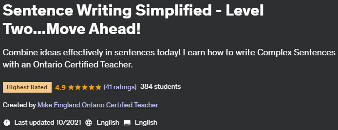 Pictures · Udemy — Sentence Writing Simplified – Level Two…Move Ahead! 2021-6