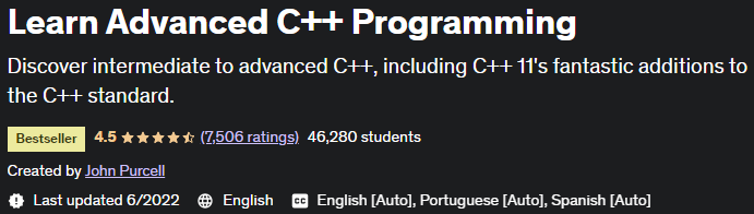Pictures · Udemy — Learn Advanced C++ Programming 2022-6