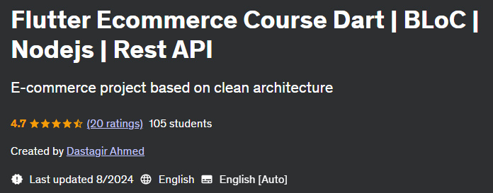 Pictures · Flutter Ecommerce Course Dart | BLoC | Nodejs | Rest API 2024-8