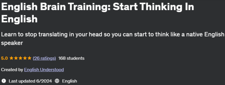 Pictures · English Brain Training: Start Thinking In English 2023-1