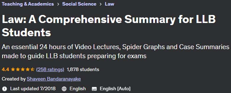 Pictures · Udemy — Law: A Comprehensive Summary for LLB Students 2021-2